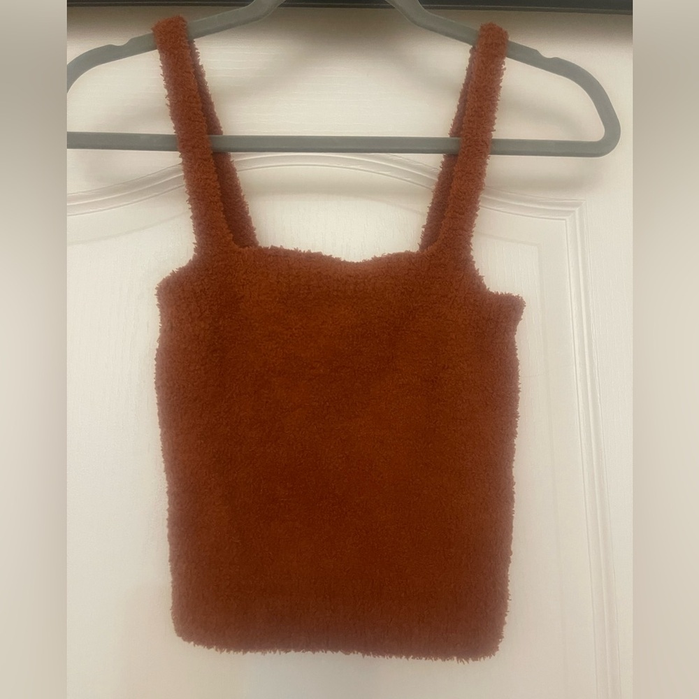 Forever 21 Sweater Knit Lounge Cropped Cami